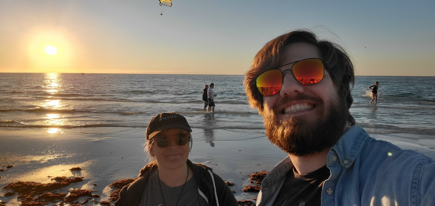 Selfie at the beach, in my hometown